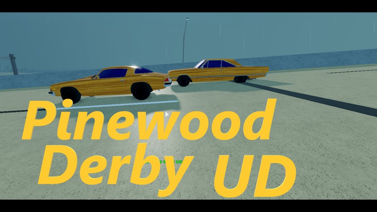 Roblox Ultimate Driving Pinewood Derby Youtube