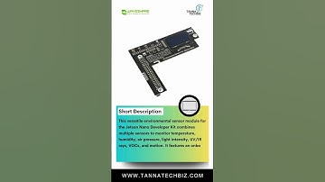 Nvidia Jetson Nano Gets Superpowers with This #EnvironmentSensor  | #Shorts #jetsonnano