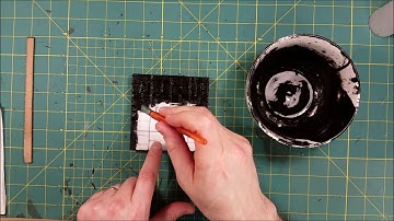 Dungeon Diorama Tiles Five - Painting the Floor Tile