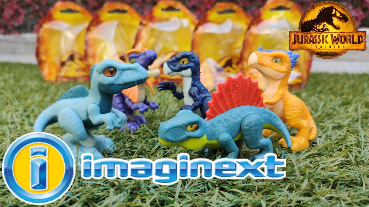 Crías de Dinosaurios de Jurassic World DOMINION de Imaginext |  Giganotosaurus Dimetrodon y Más - YouTube