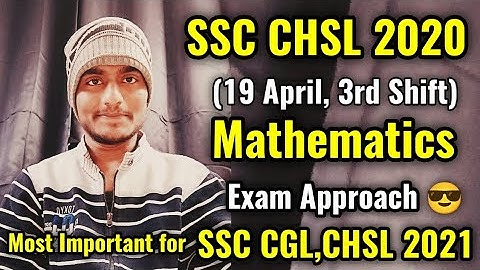 SSC CHSL 2020 Tier-1 (19 April, 3rd Shift) Solved Paper by Rohit Tripathi | M.Imp for CGL,CHSL 2021