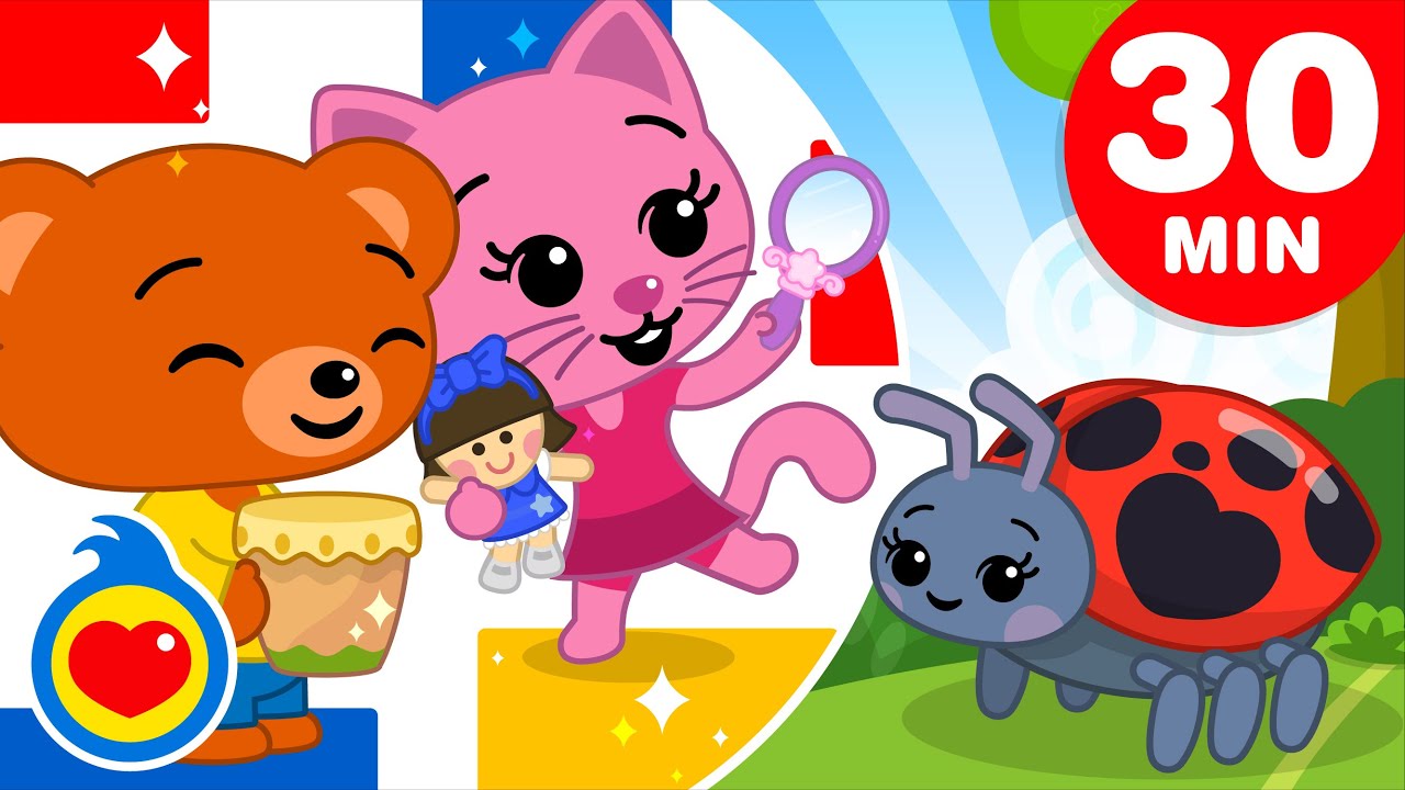 Tudo Em Seu Lugar 🧸⚽ | 30 minutos de Música Infantil | Um Herói do Coração ❤️