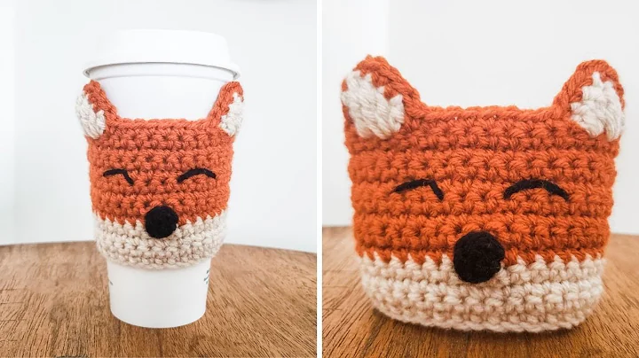 Adorable Fox Coffee Cozy: Learn to Crochet