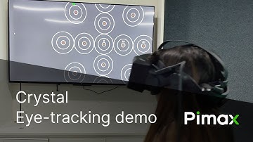 Pimax Crystal update: eye-tracking demonstration