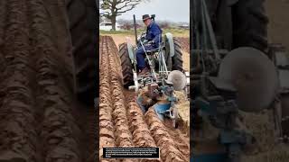 Old School Farming Machine Still Beats Modern Tech 😳🚜