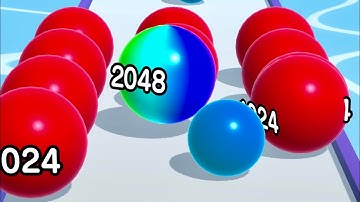 BALL RUN 2048 ⚽️❤️ GAME: All Levels Gameplay Walkthrough Android, iOS BIG NEW UPDATE e.5