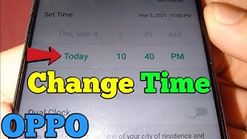 How to Change Time in OPPO A5s