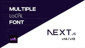 How to add the Multiple Local/External Fonts to our NextJS14 Project(or NextJS13)
