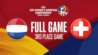 3RD PLACE GAME: Netherlands v Switzerland | Full Basketball Game | FIBA U20 Women's Euro 2023