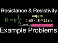 Rsistance et rsistivit exemples de problmes