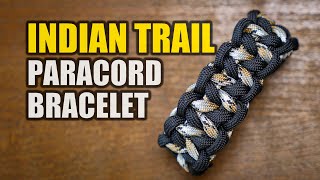Indian Trail Paracord Bracelet | 2 Strand Core Paracord Bracelet Tutorial