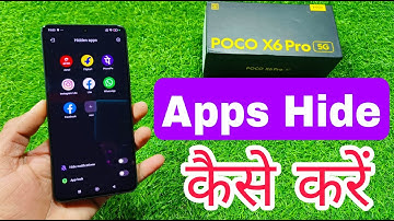 Poco X6 Pro 5g me Apps Hide Kaise Karen / How To Apps Hide in Poco X6 Pro 5g |