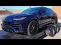 DROPPING MY LAMBORGHINI URUS OFF TO THE PAINT SHOP AND HERES THE NEW COLOR