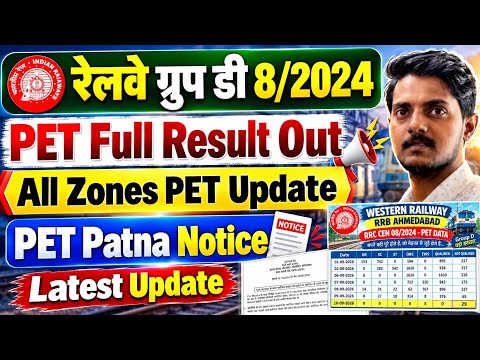 Group D 8/2024 Latest Updates|| Group D 2024 PET Result|| Group D PET Full Schedule