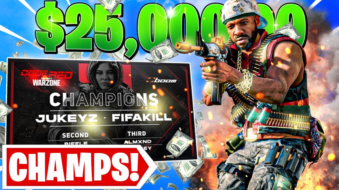 HOW WE WON $25K IN THE CODE RED TOURNAMENT 😮 W/ FIFAKILL (Cold War ...