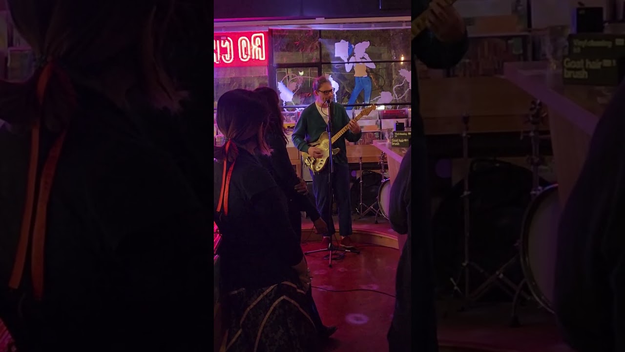 Marcel Borrack instore Rocksteady Records