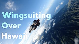 Wingsuiting Over Hawaii