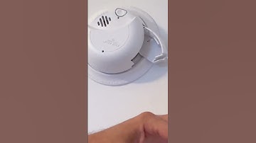 replace smoke detector battery - first alert wired smoke alarm