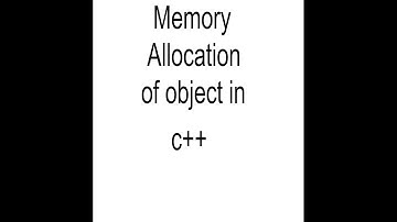c programming class memory allocation of objects