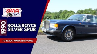 LOT 46 - Rolls Royce Silver Spur 1990 | SWVA 28th July 2023 Classic Car Auction