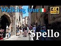 Spello, Italy【Walking Tour】With Captions - 4K