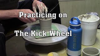 Trying Pottery on a Kick Wheel!