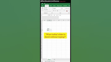👉 “Excel Shortcut 🚀 Insert Today’s Date in 1 Second | Ctrl + ;”