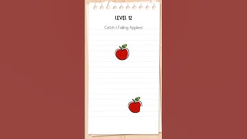 Catch 5 Falling Apples! (Brain Test: Tricky Puzzles Level 12) #shorts