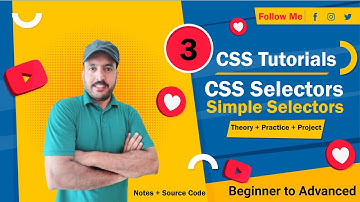 Lecture 3 | CSS Selectors Explained | CSS Tutorial for Beginners in Hindi/Urdu | Cubic Code | 2024