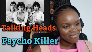 African Girl First Time Reaction to Talking Heads - Psycho Killer