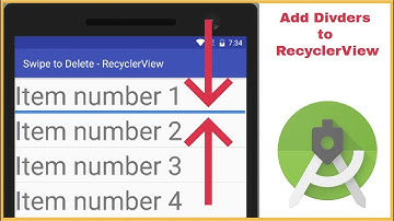 Android Studio - How To Make Dividers RecyclerView (2018)