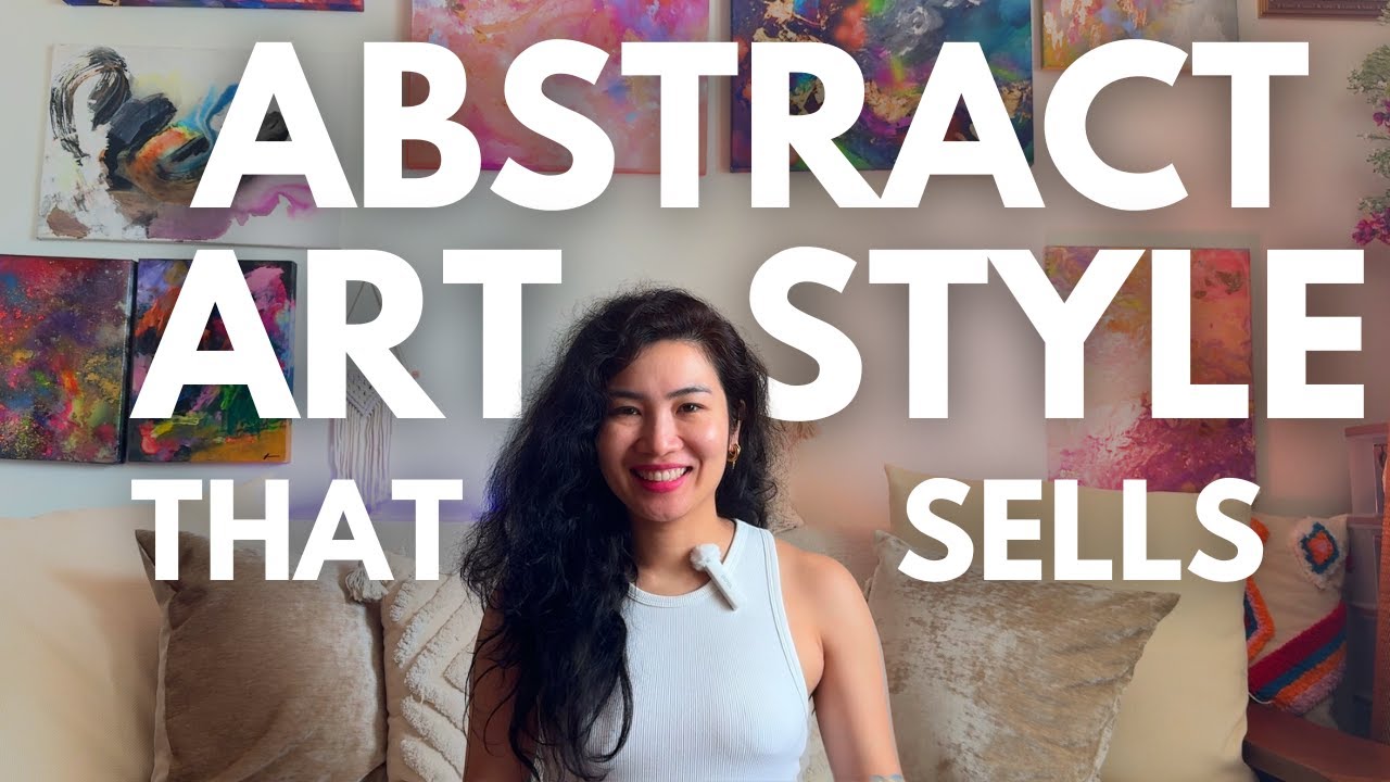 Abstract art style that sells ✨ Mindset shift for steady success ✨