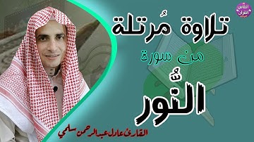 ما تيسر من سورة النور || تلاوة مرئية || عادل سلمي