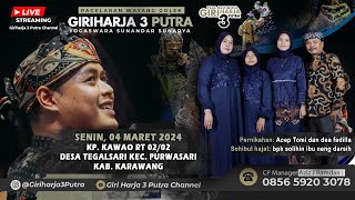 🔴LIVE LAKON : PATRA KRAMA || GIRIHARJA 3 PUTRA - YOGASWARA SUNANDAR | 04/03/24 #gh3p