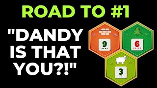 Catan Pro Climbs To Rank #1 - Game 22 "A Wild Dandy Spotted"