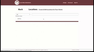 Deleting a Location in Pinion LMS