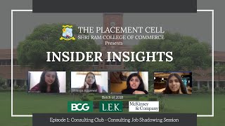 Insider Insights Episode 1 || Consulting Club - Consulting Job Shadowing Panel Discussion screenshot 4