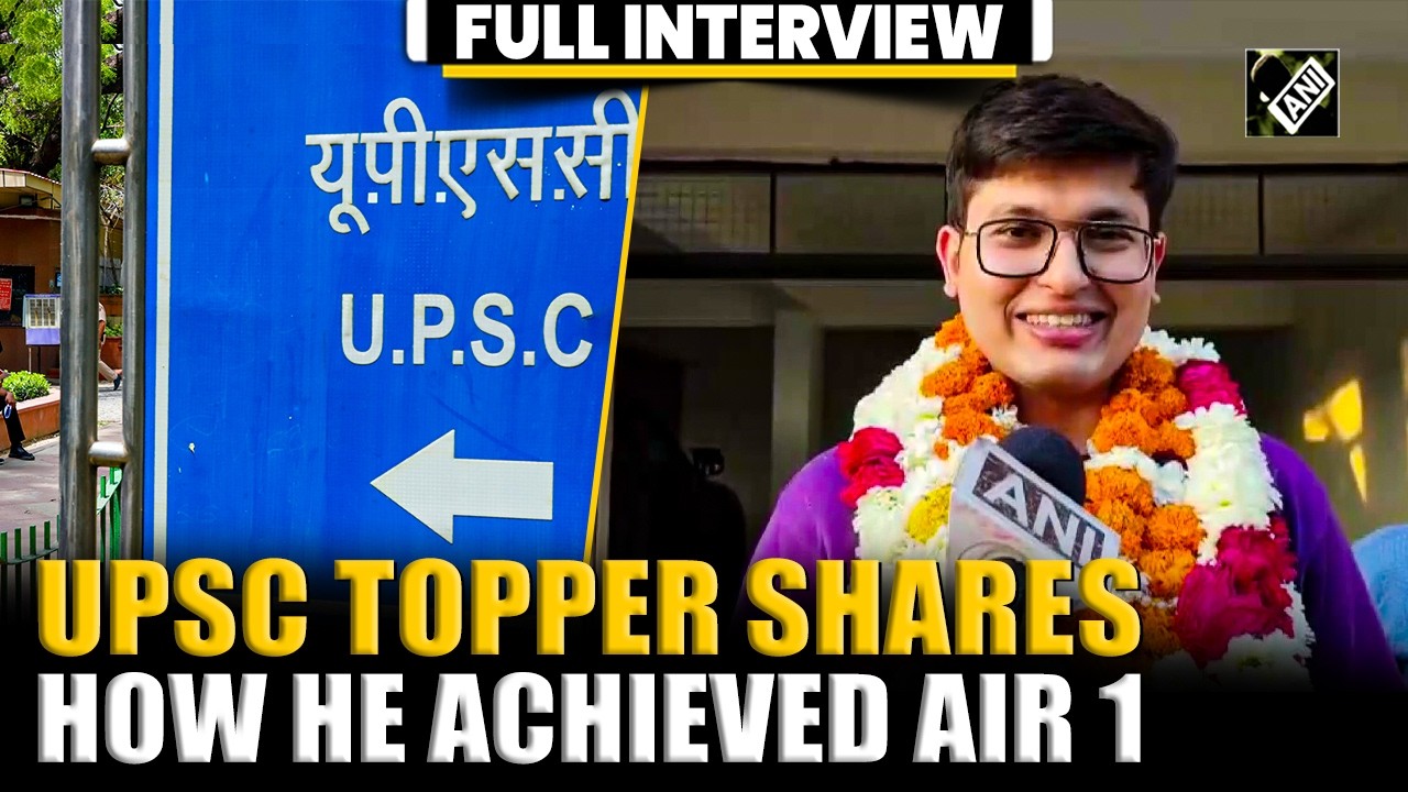 “It's a gruelling journey...” UPSC CSE 2025 topper Anuj Agnihotri ...