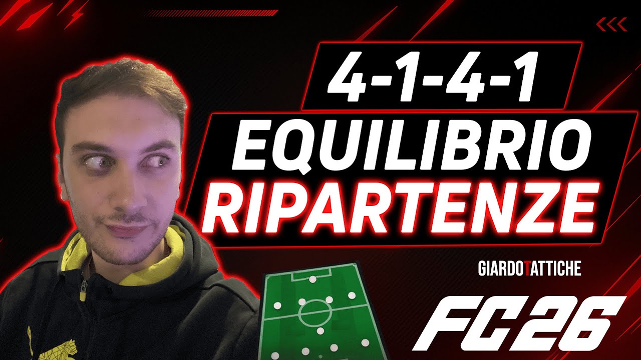 IL 4-1-4-1 è il MODULO PERFETTO per il META di FC26 | Giardotattiche
