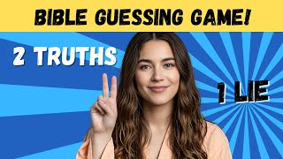 Celebrity Can You Spot the Lie? | 2 Truths and a Lie Bible Edition (Harder Than You Think!) #biblegames Wealth