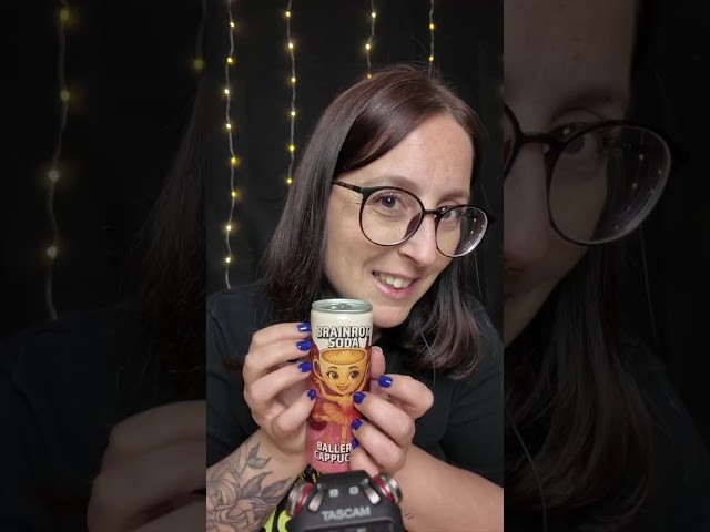 Je goûte une boisson BALLERINA CAPPUCINA #asmr #asmrfr #shorts