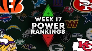 NFL Week 17 Power Rankings
