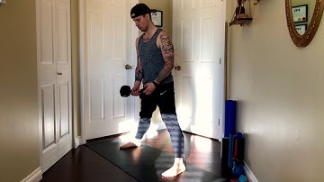 Dumbbell Offset Lateral Split Squat