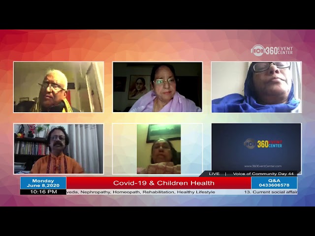 Children Health during Covid-19 - Voice of Community (Day 44)