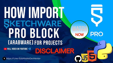 HOW TO IMPORT BLOCKS TO SKETCHWARE CREDIT: ARABWARE 🚫 ,NO OWMERSHIP TO THE APK AND VIDEO JUST REPOST
