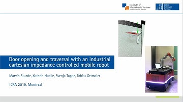 Door opening and traversal with an industrial cartesian impedance controlled mobile robot
