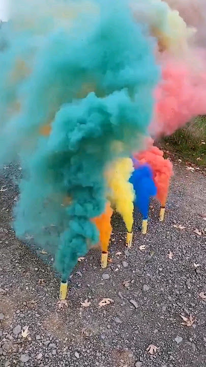 Colour Smoke #shorts #shortviral #shortsfeed