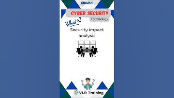 What is Security impact analysis ?cyber security terminology #cybersecurity #vlrtraining #education