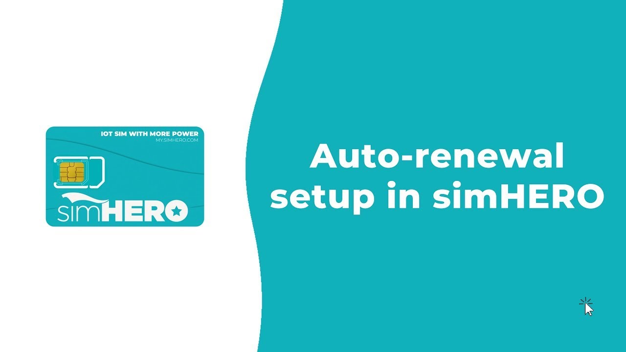 Auto-renewal setup in simHERO