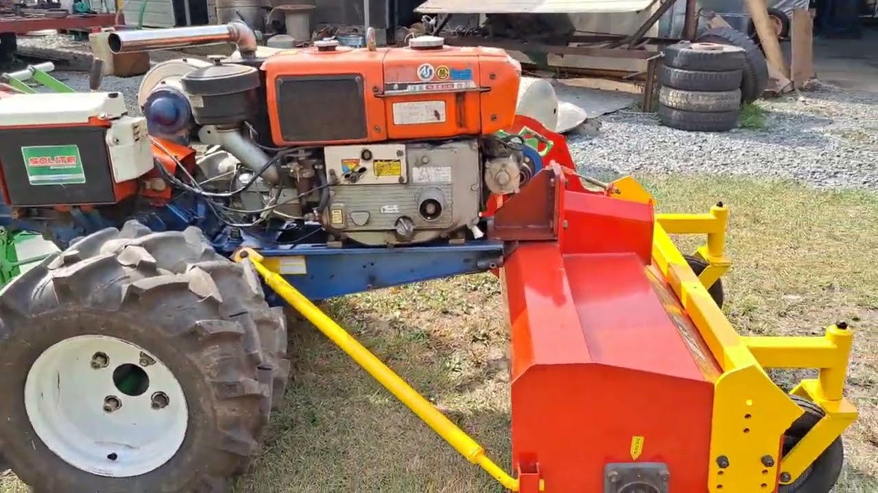 경운기 승용제초기 제로U턴 시험주행